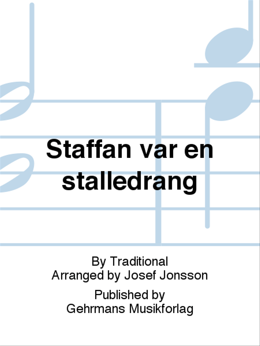 Staffan var en stalledrang TTBB scores gallery preview page 1