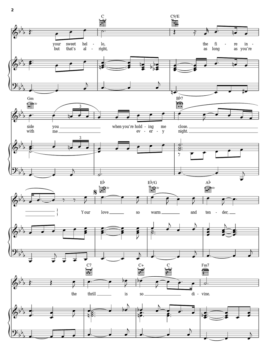 All These Things Piano, Vocal, Guitar scores gallery preview page 2
