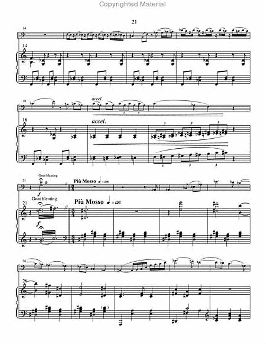 Chagallian Scenes Chagallian Scenes Euphonium scores gallery preview page 8