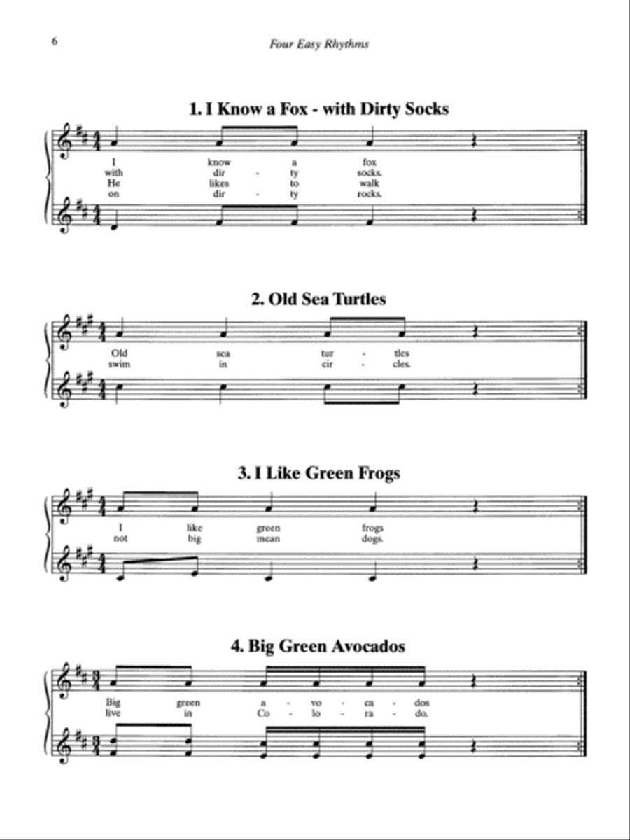 I Know a Fox With Dirty Socks - Violin Violin Solo scores gallery preview page 4