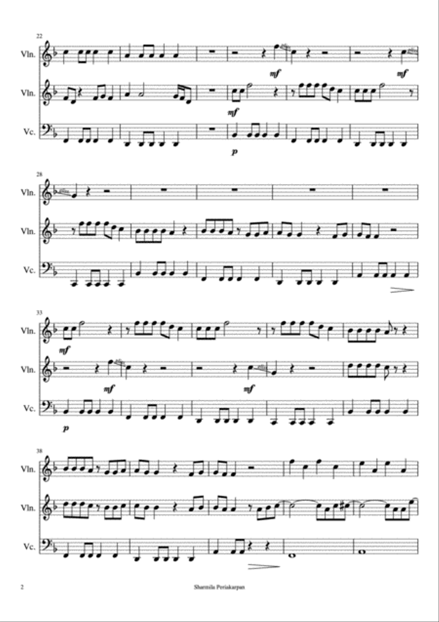 High Hopes High Hopes String Trio scores gallery preview page 2