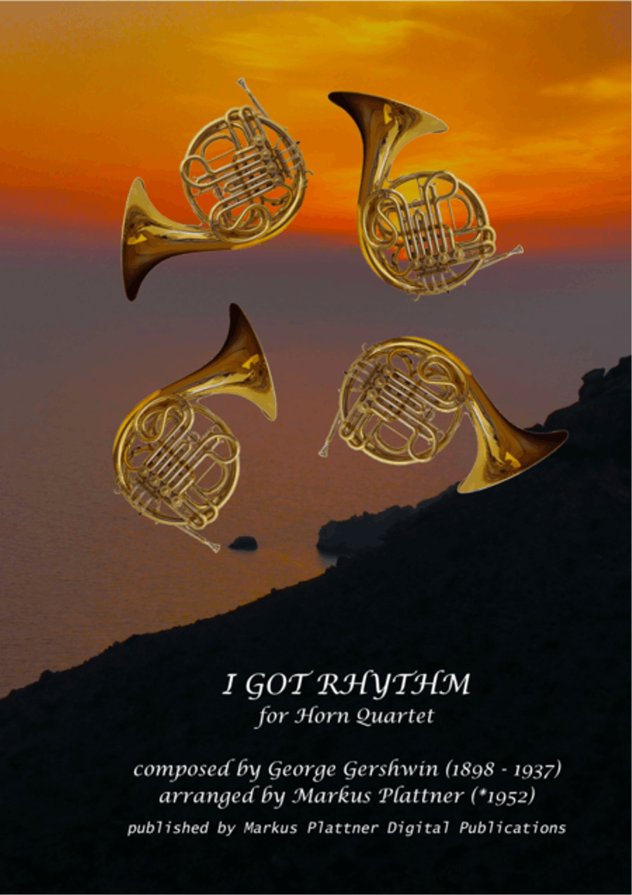 I Got Rhythm for French Horn Quartet French Horn Quartet scores gallery preview page 1