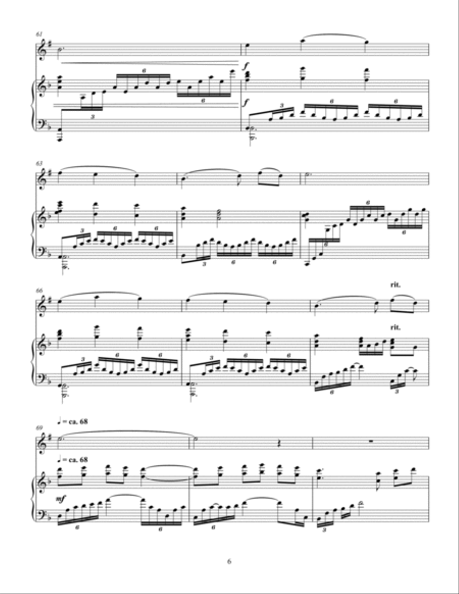 Korean Folk Song - Eommaya, Nunaya (Dear Mom, Dear Sister) Trumpet Solo scores gallery preview page 6