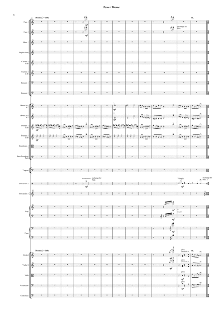 Symphonic variations 'Kitchitse, buyna loboda' ('A bunch of luxuriant saltbush') Full Orchestra scores gallery preview page 4