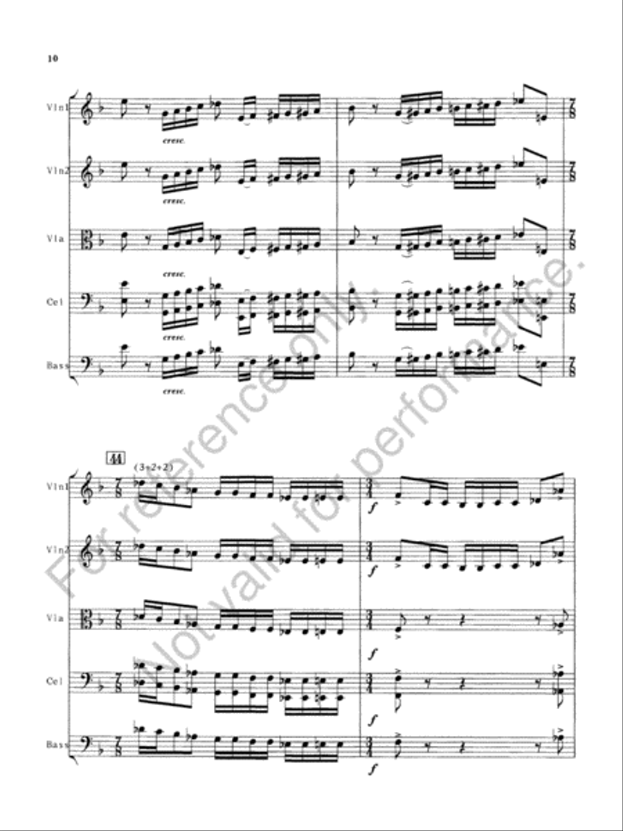 Our Creed Is Our Shield String Orchestra scores gallery preview page 12