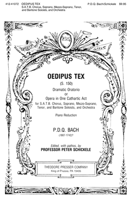 Book cover for Oedipus Tex (S.150)