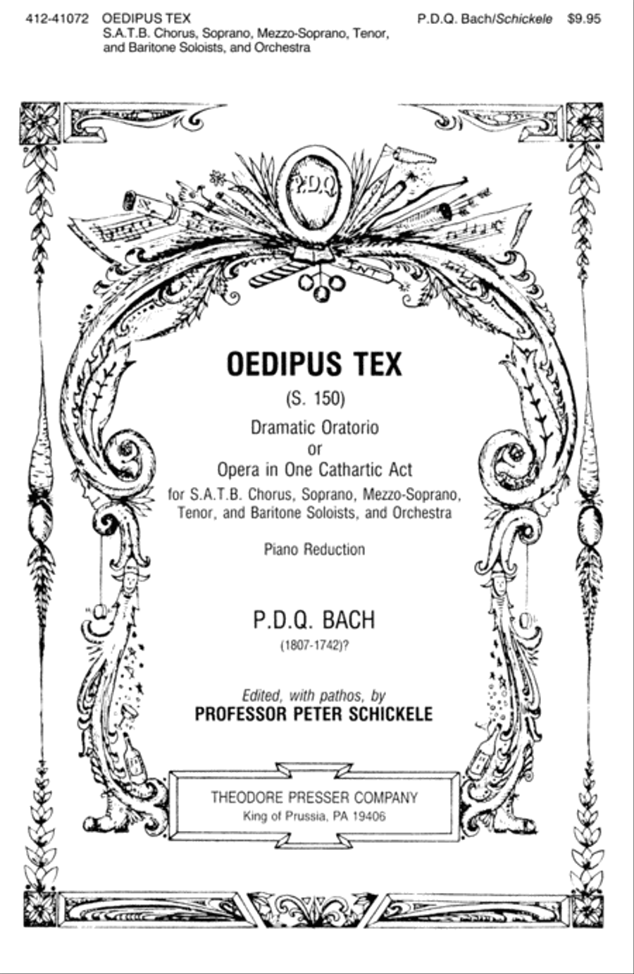 Book cover for Oedipus Tex (S.150)