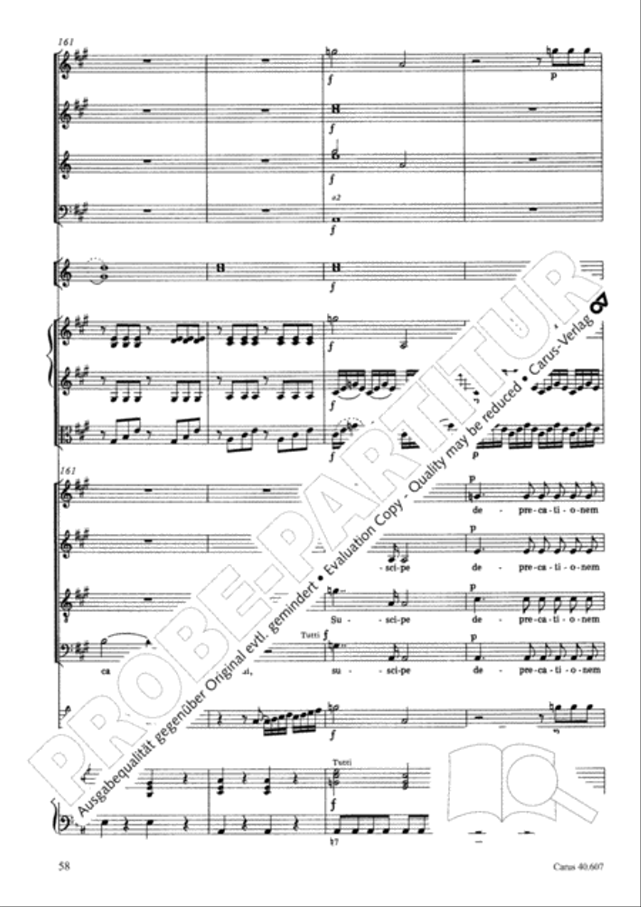 Mass in time of war (Missa in tempore belli) 4-Part scores gallery preview page 68