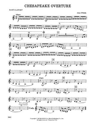Chesapeake Overture: 2nd B-flat Clarinet