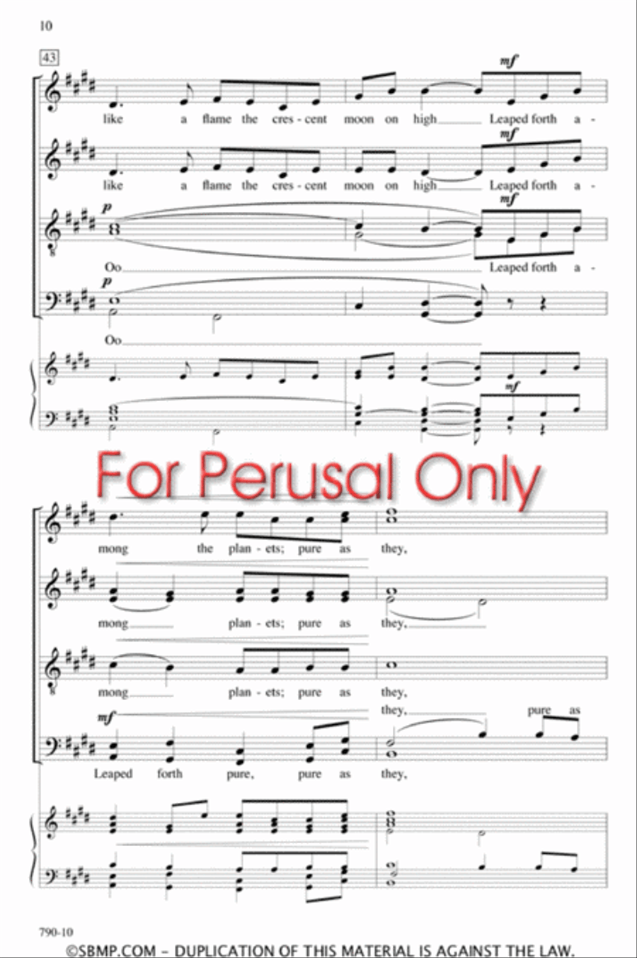 A Winter Landscape - SATB divisi Octavo Divisi scores gallery preview page 9