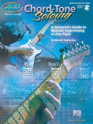 Book cover for Chord Tone Soloing Private Lessons Series