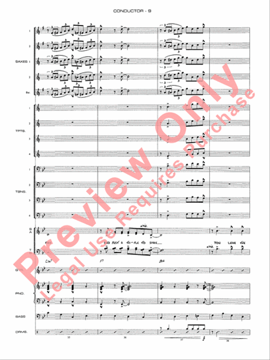 Chattanooga Choo Choo Jazz Ensemble scores gallery preview page 12