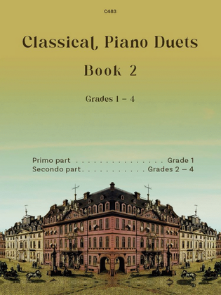 Book cover for Classical Piano Duets, Book 2