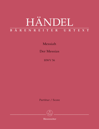 Book cover for Messiah, HWV 56