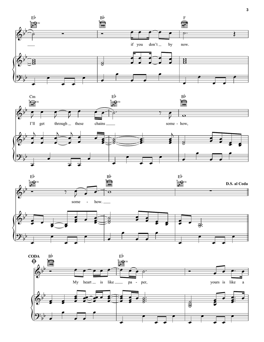 Such A Simple Thing Piano, Vocal, Guitar scores gallery preview page 3