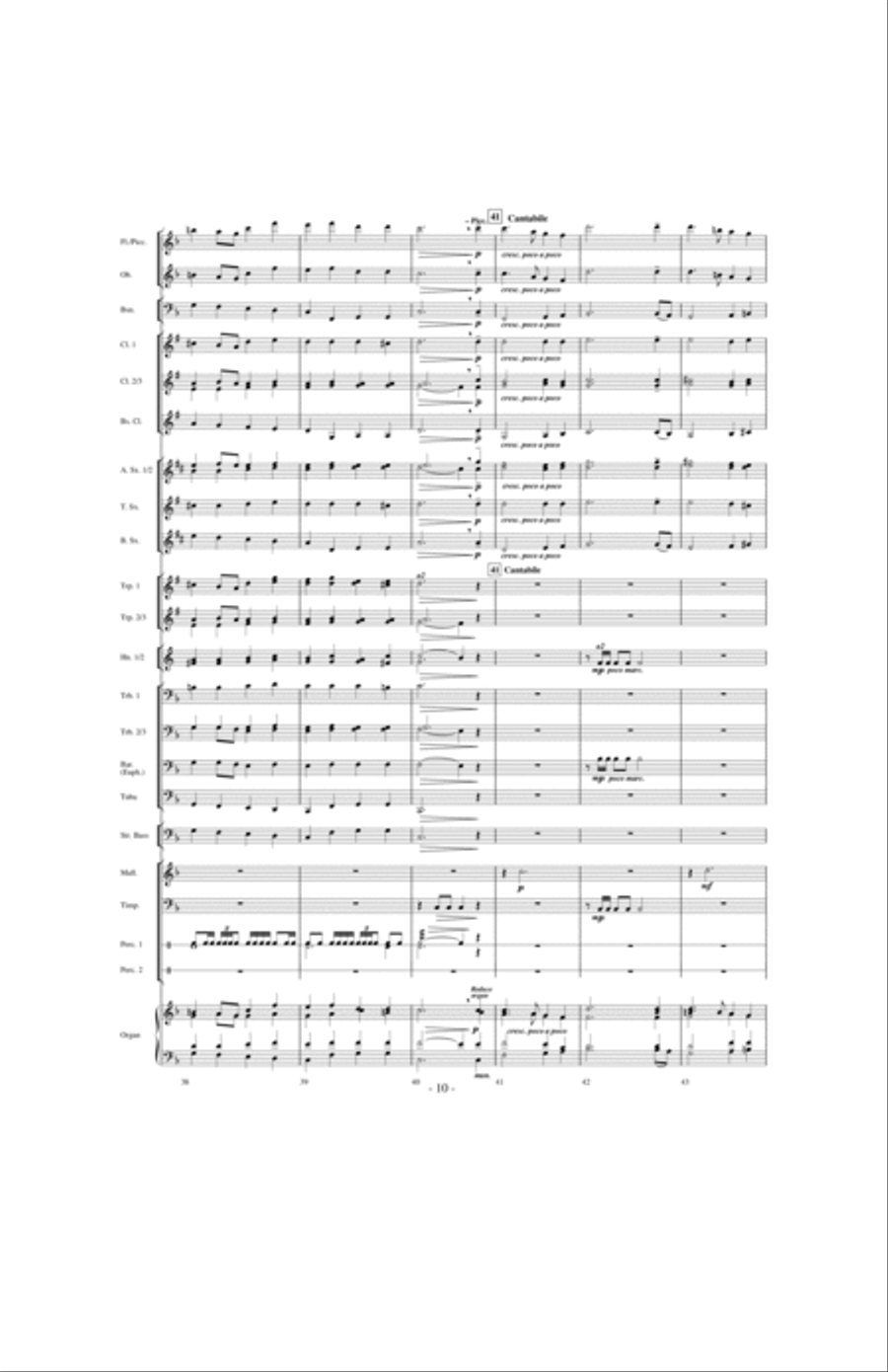 Crown Him With Many Crowns Concert Band scores gallery preview page 9