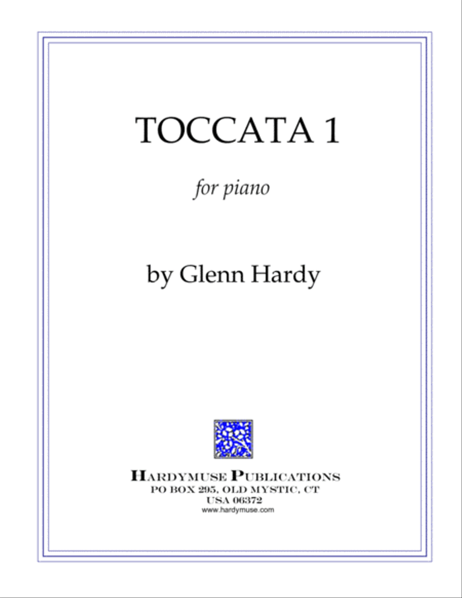 Toccata 1 Piano Solo scores gallery preview page 1