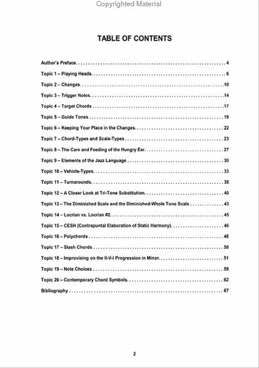Clear Solutions For Jazz Improvisers Voice scores gallery preview page 2