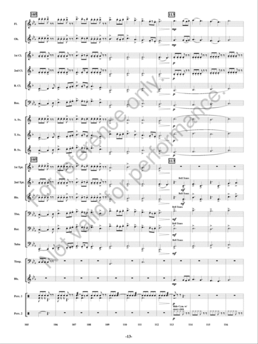 Zeal Zeal Concert Band scores gallery preview page 14
