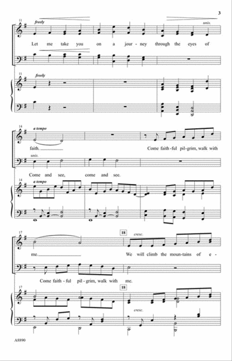 The Invitation Choir scores gallery preview page 3
