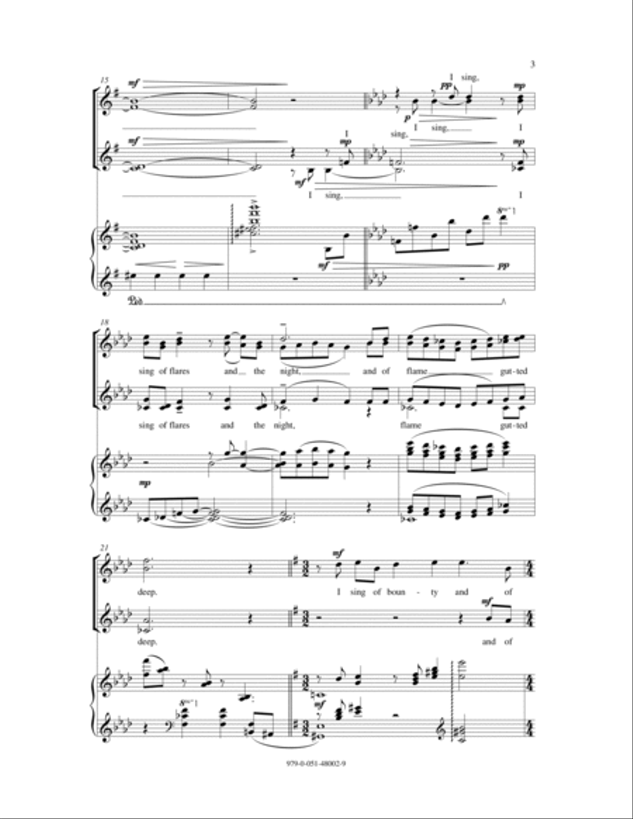 Song Of Woman SSA scores gallery preview page 3