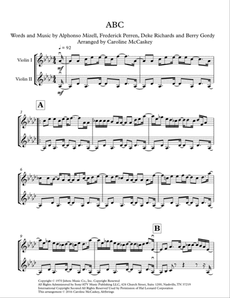 ABC ABC String Duet scores gallery preview page 2