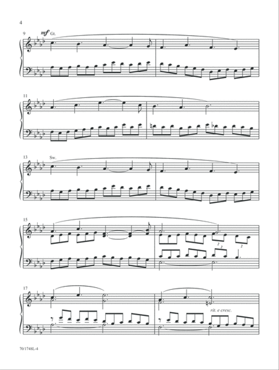 Trust in Jesus Organ scores gallery preview page 4