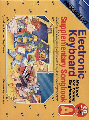 Book cover for Progressive Young Beginner Keyboard Method Supplement A (Book/CD)