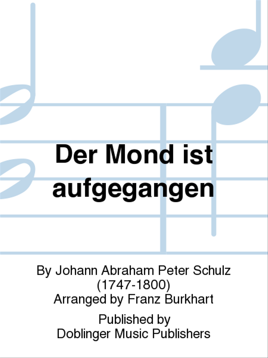 Mond ist aufgegangen, Der Mond ist aufgegangen, Der 4-Part scores gallery preview page 1