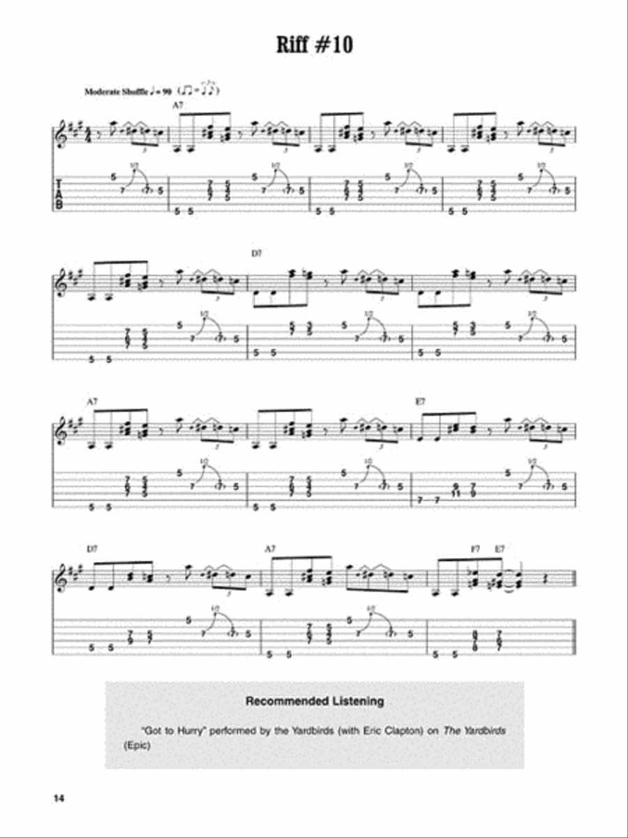 12-Bar Blues Riffs 12-Bar Blues Riffs Electric Guitar scores gallery preview page 7