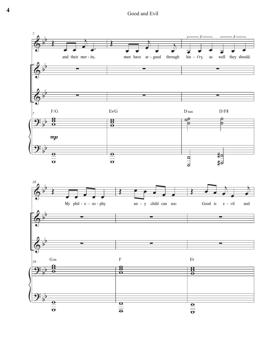 Good And Evil SSA scores gallery preview page 4