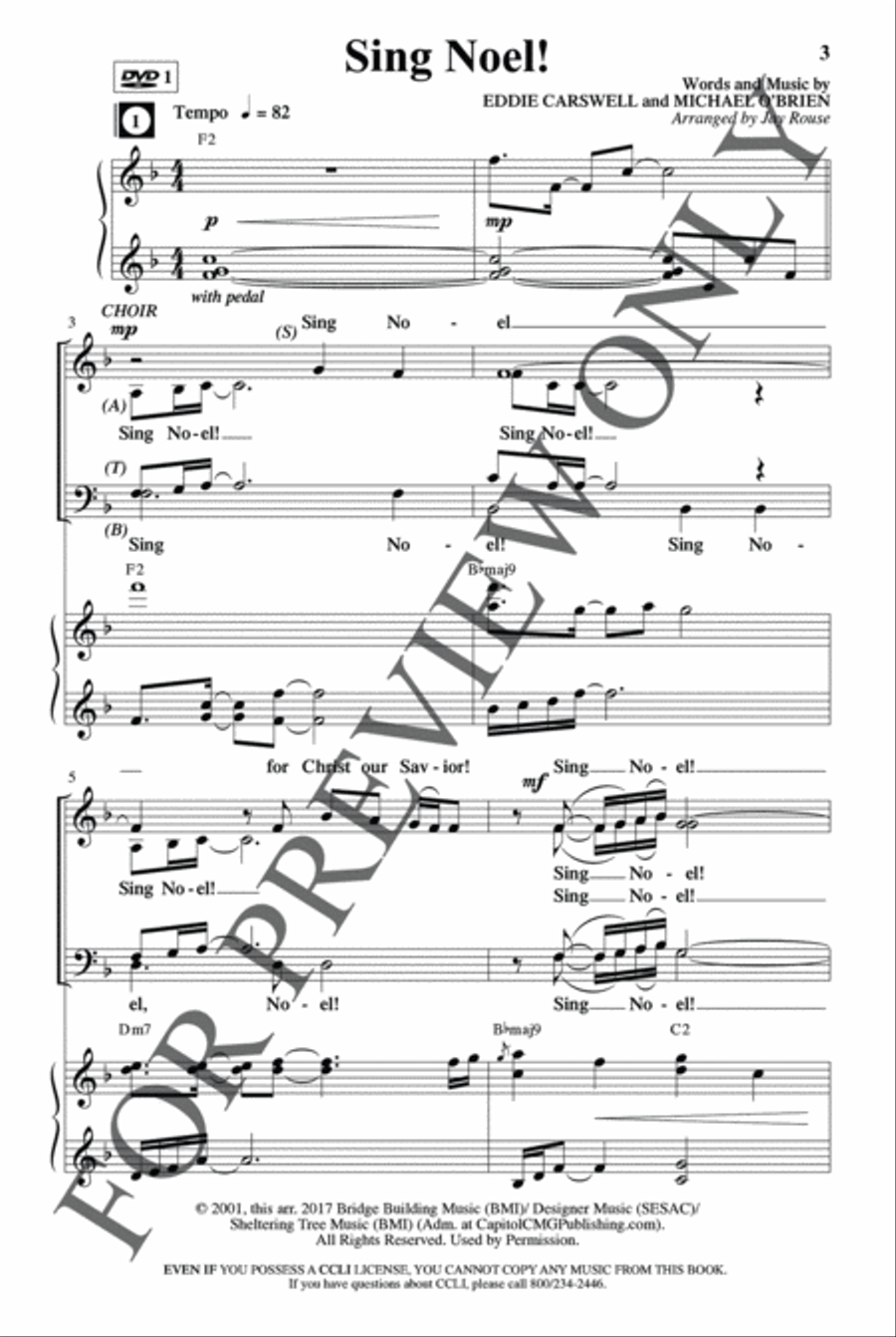 We Sing Noel - Choral Book Choir scores gallery preview page 4
