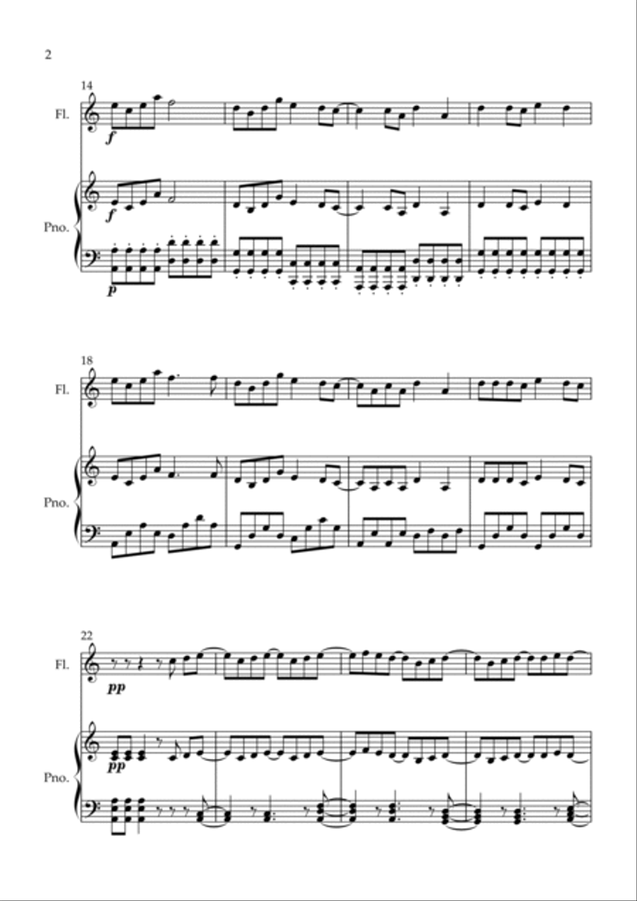 Barbie Girl Barbie Girl Flute Solo scores gallery preview page 2