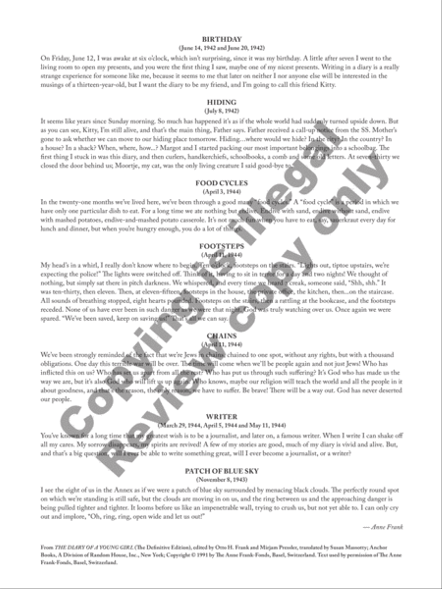 A World Turned Upside Down Mezzo-Soprano Voice scores gallery preview page 21