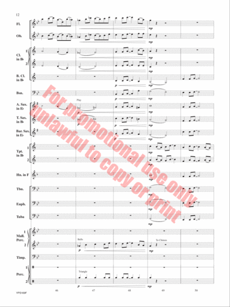 Fracas Concert Band scores gallery preview page 13