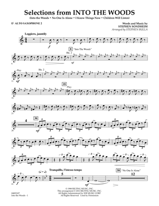 Selections from Into the Woods - Eb Alto Saxophone 2