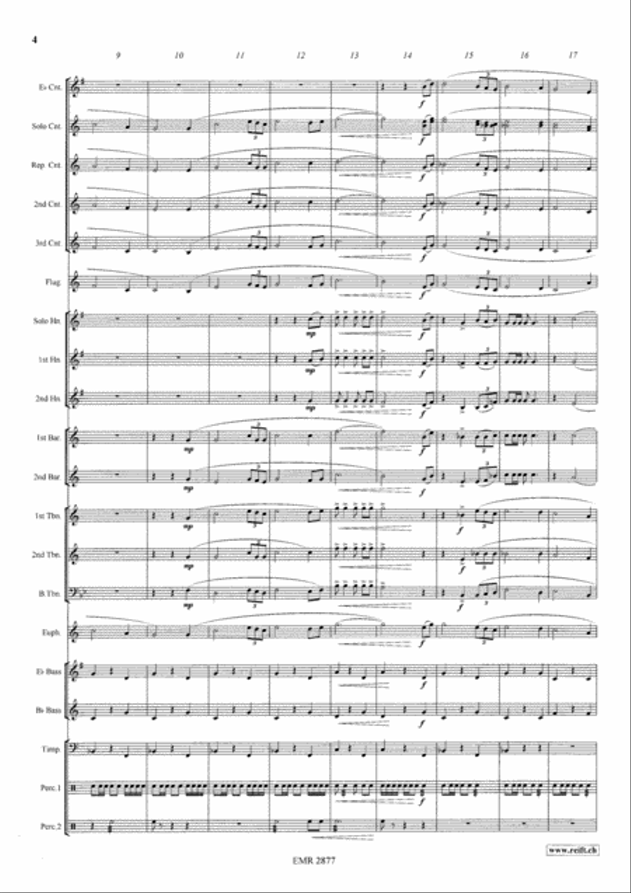 Amazing Grace Brass Band scores gallery preview page 5