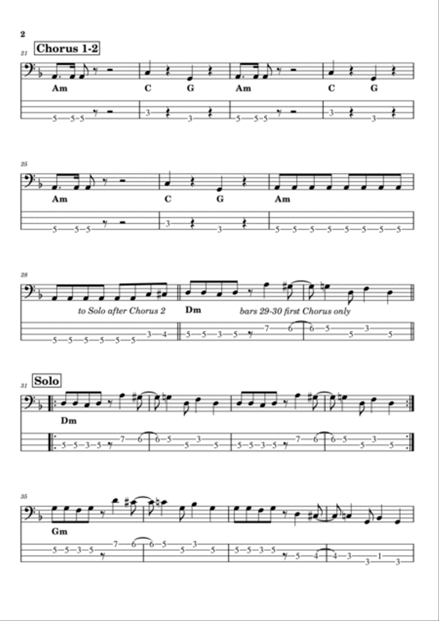 Sunshine Of Your Love Sunshine Of Your Love Guitar Tablature scores gallery preview page 2