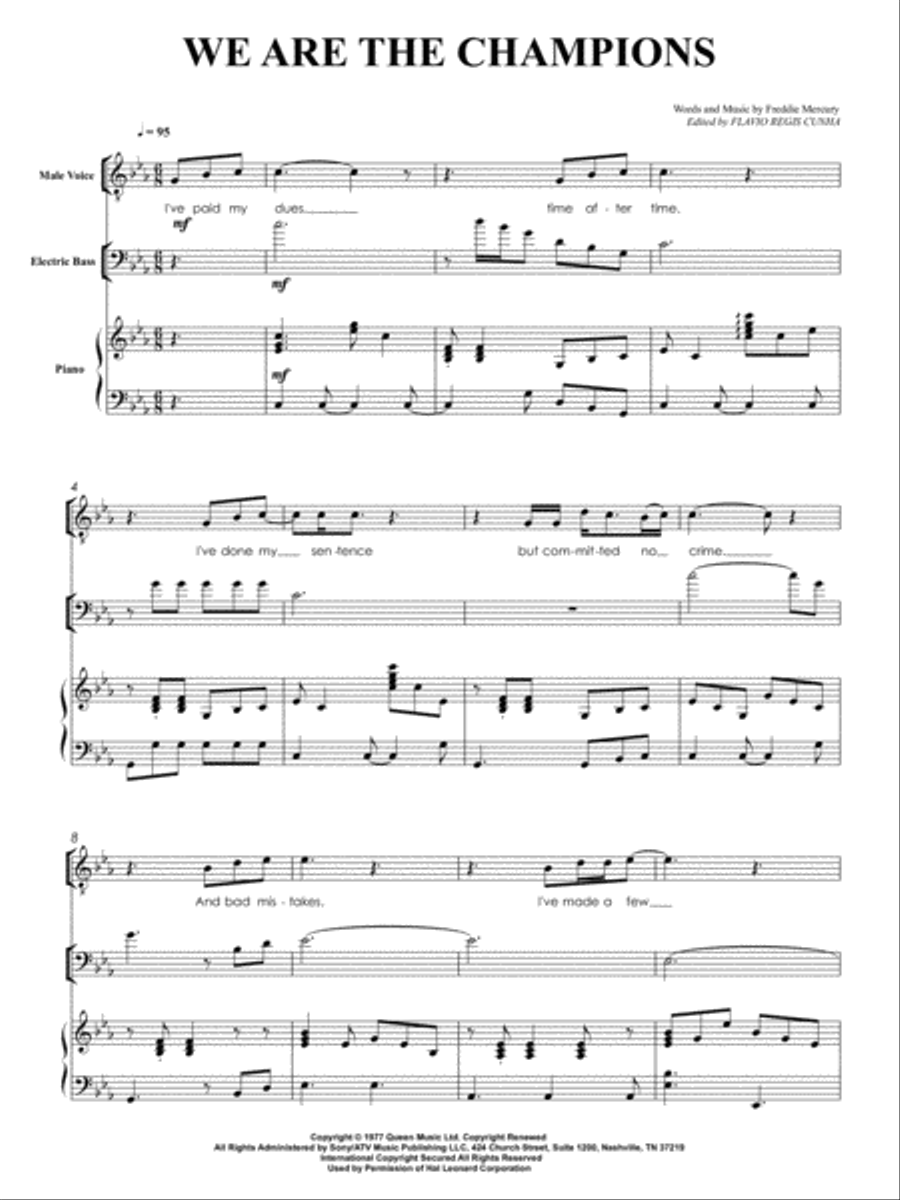 We Are The Champions Small Ensemble scores gallery preview page 3