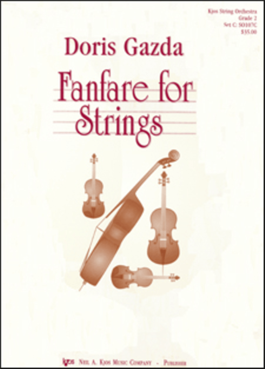 Fanfare For Strings Fanfare For Strings String Orchestra scores gallery preview page 1