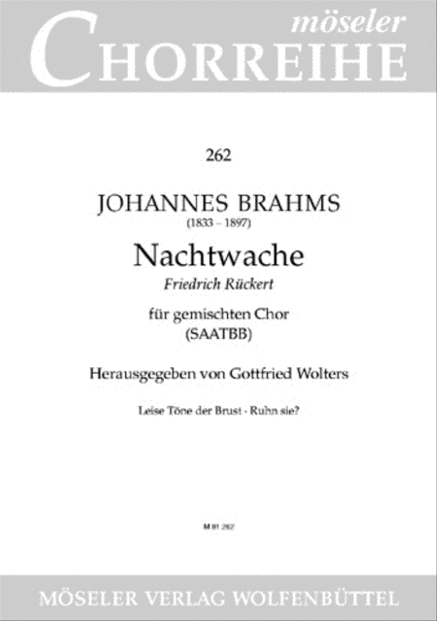 Nachtwache op. 104, 1-2