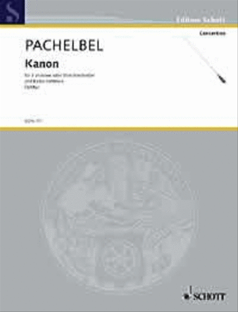 Canon in D Major Chamber Orchestra scores gallery preview page 1