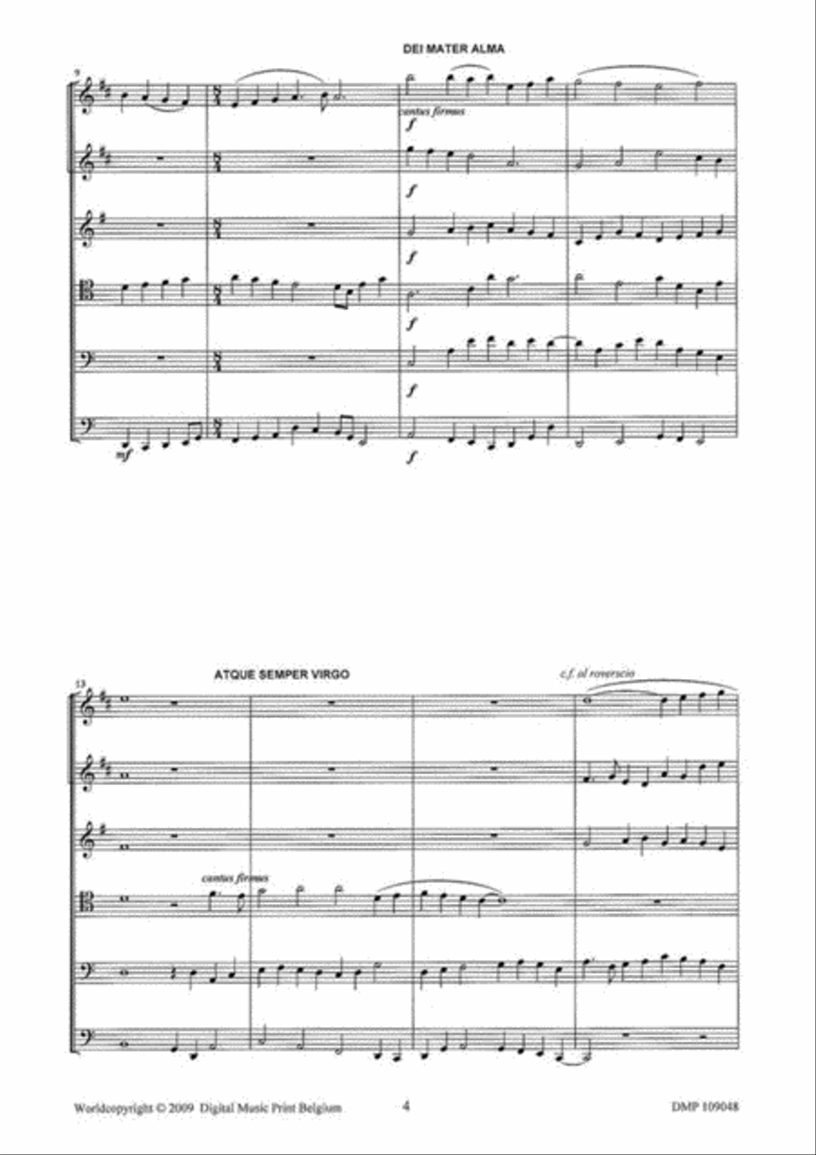 Ave Maria Stella Brass Ensemble scores gallery preview page 3