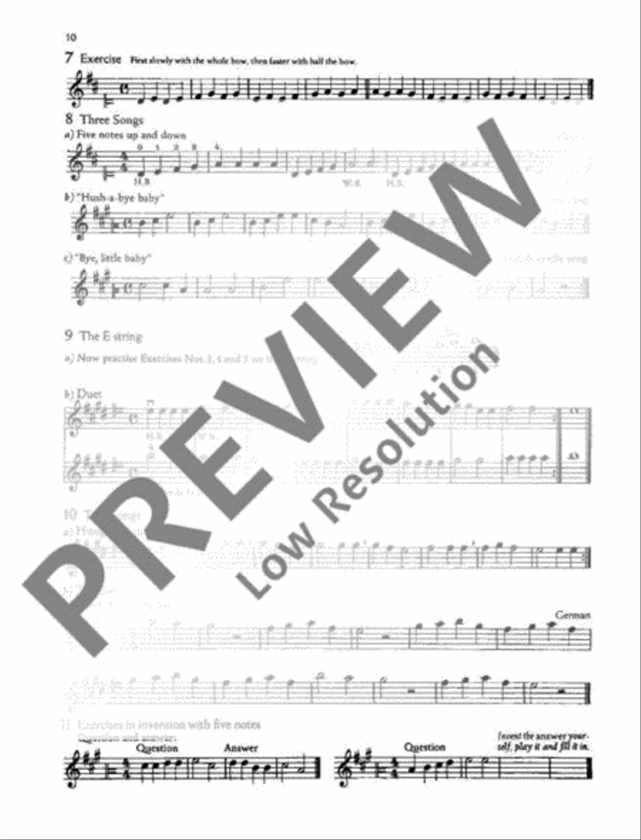 The Doflein Method Violin scores gallery preview page 11