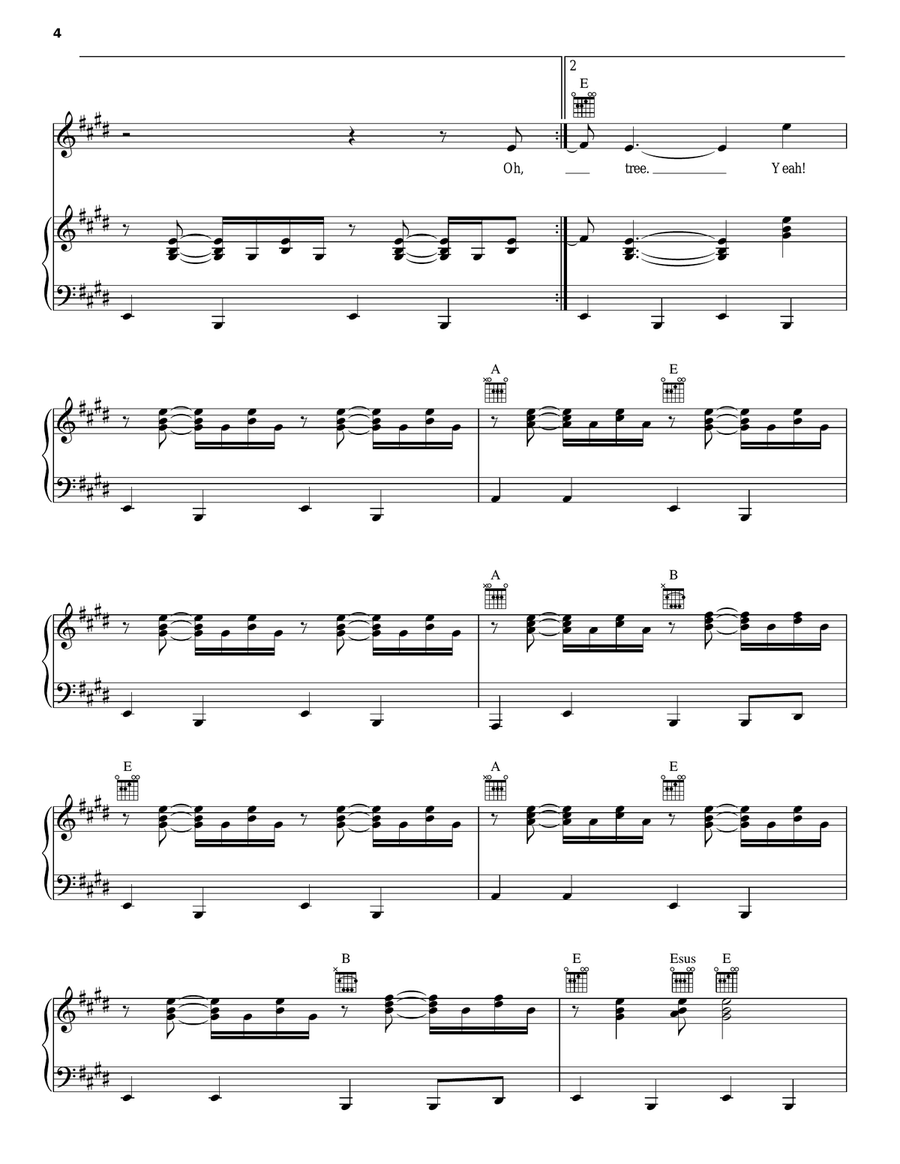 I Am A Seed I Am A Seed Piano, Vocal, Guitar scores gallery preview page 4
