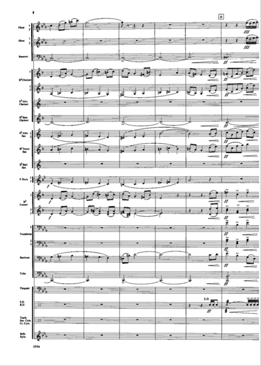 A Rainbow Bridge A Rainbow Bridge Concert Band scores gallery preview page 8