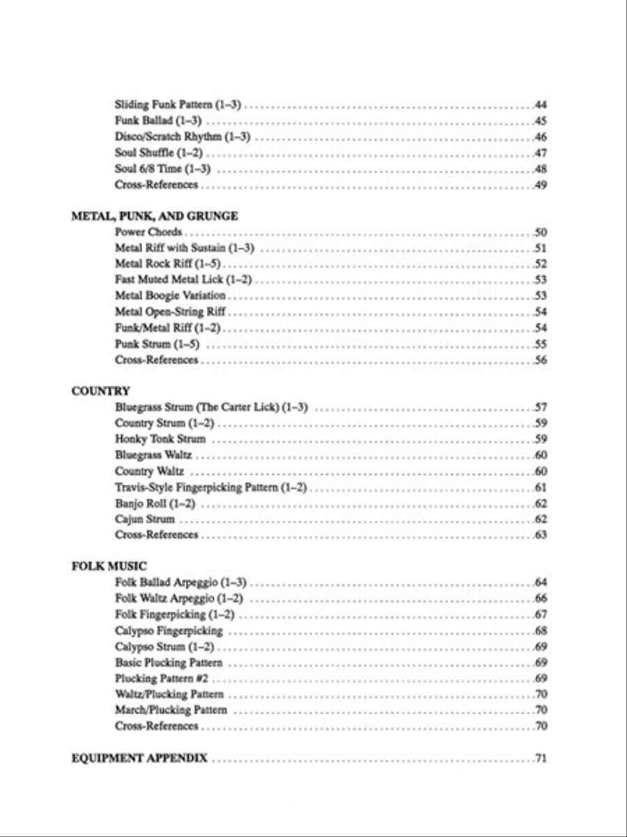 The Dictionary of Strum & Picking Patterns Guitar Tablature scores gallery preview page 3