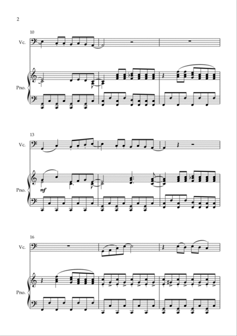 Mamma Mia Piano scores gallery preview page 2