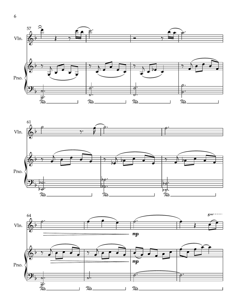 Cavatina Cavatina Violin Solo scores gallery preview page 6