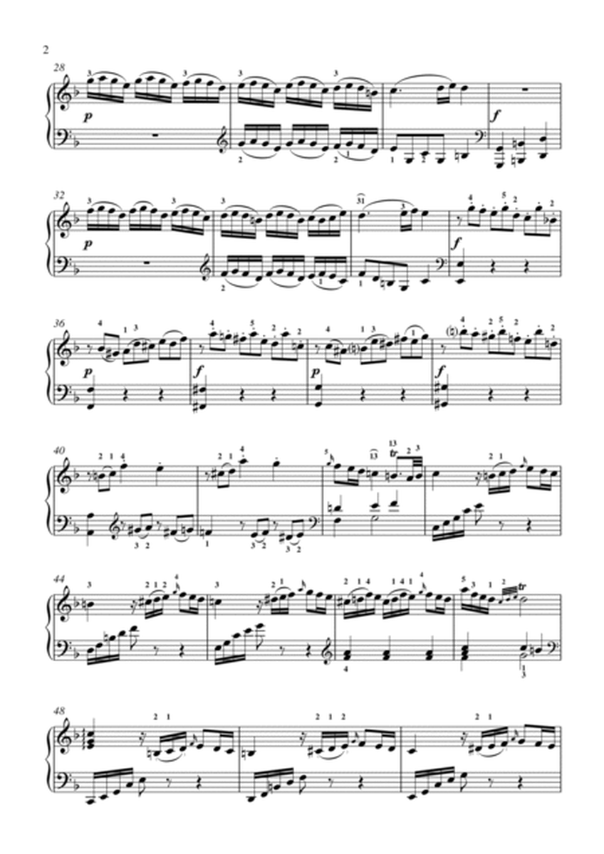 Mozart-Piano Sonata No.2 in F major, K.280 image number null